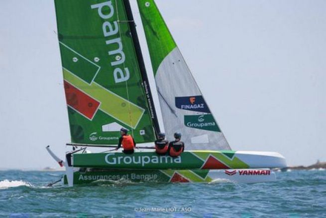 Groupama, leader del Tour de France  la Voile