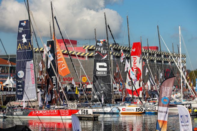 Il pontone Class40 a Le Havre