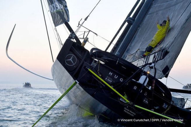 Alex Thomson, secondo nel Vende Globe su Hugo Boss