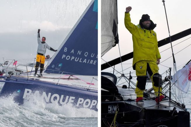Armel le Clac'h e Alex Thomson, vincitori del Vende Globe